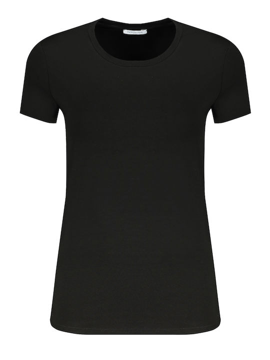 Patrizia Pepe Γυναικείο T-shirt Black