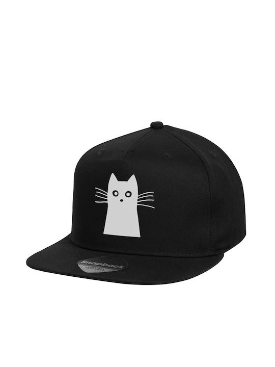 Koupakoupa Παιδικό Καπέλο Υφασμάτινο Μαύρη Γάτα Μαύρο