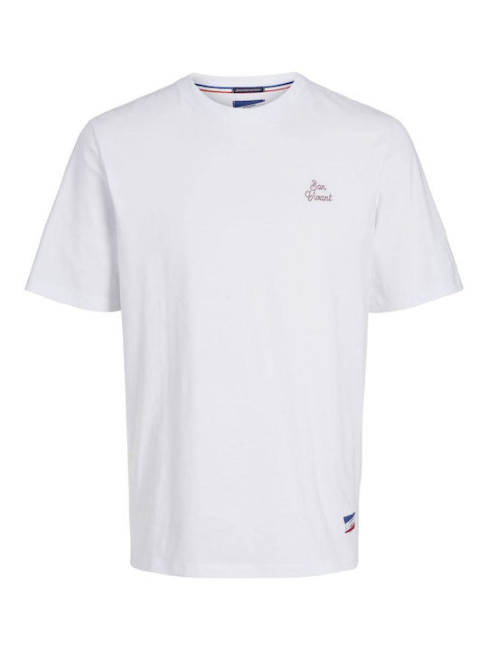 Jack & Jones Ανδρικό T-shirt Κοντομάνικο White