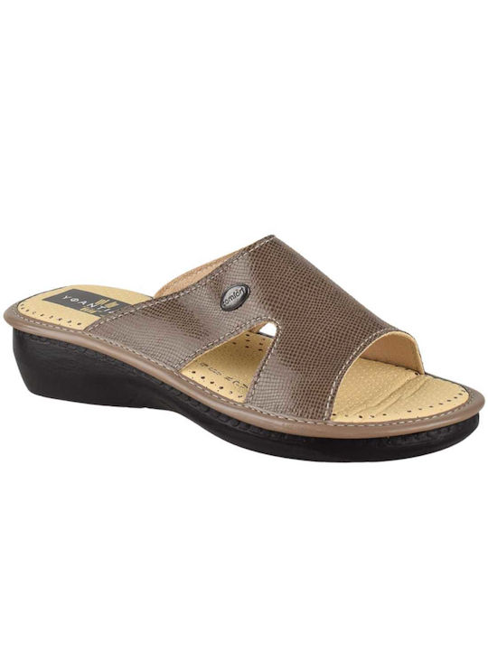 Yfantidis Women's Sandals Brown