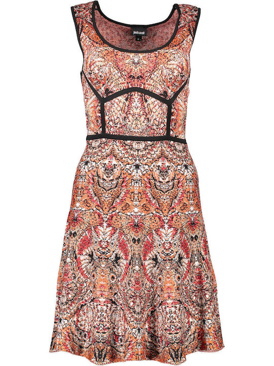 Just Cavalli Mini Rochie Portocaliu