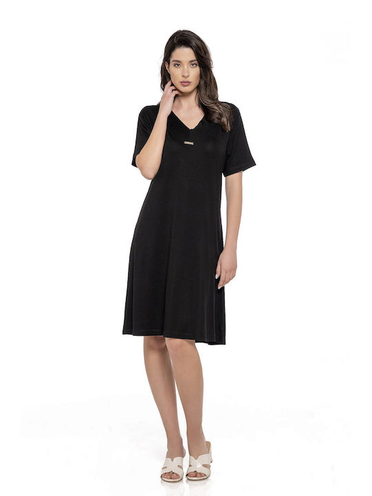 Clio Lingerie Summer Dress Black