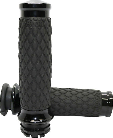 Avon Grips Motorcycle Handlebars in Black color