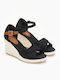 Women's Platform Espadrilles Black