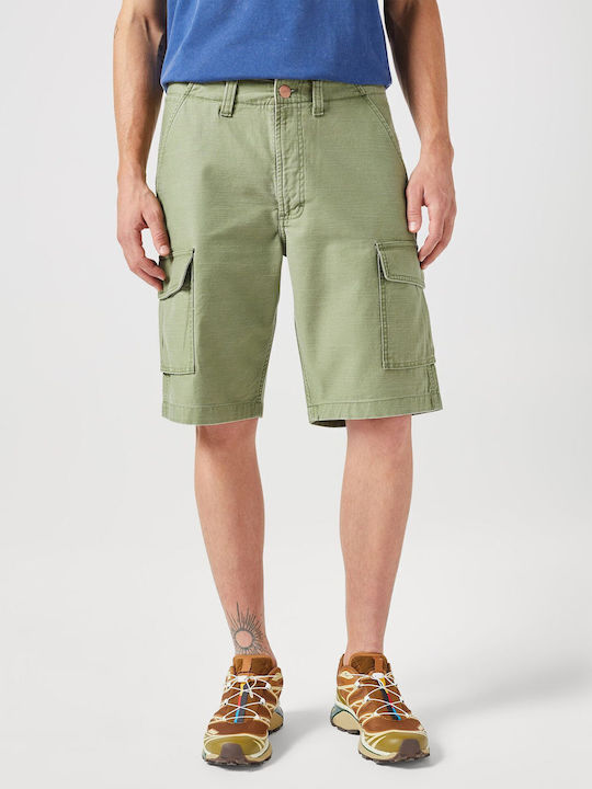 Wrangler Casey Ανδρική Βερμούδα Cargo Olive