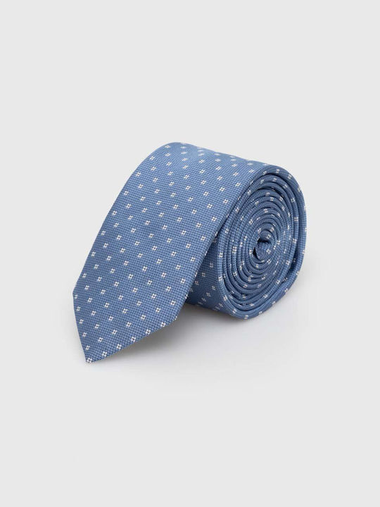 Hugo Herren Krawatte Seide in Blau Farbe