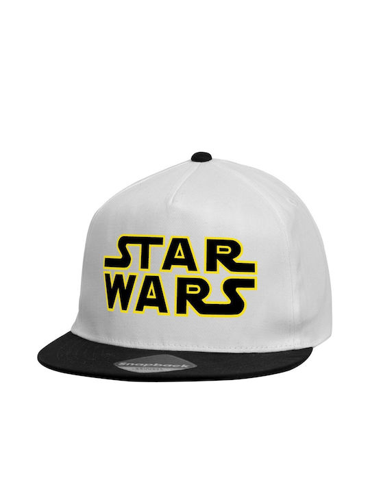 Star Wars Παιδικό Καπέλο Jockey Υφασμάτινο Λευκό