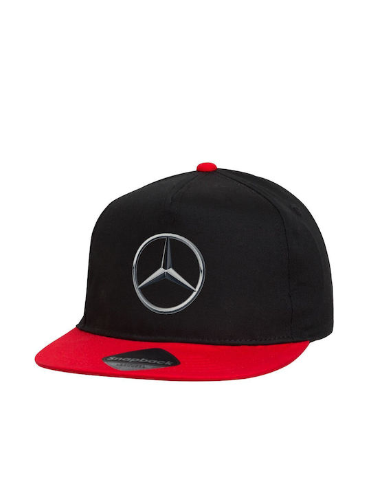 Mercedes-Benz Παιδικό Καπέλο Jockey Υφασμάτινο Μαύρο