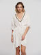 Ble Resort Collection Γυναικείο Καφτάνι Παραλίας Λευκό