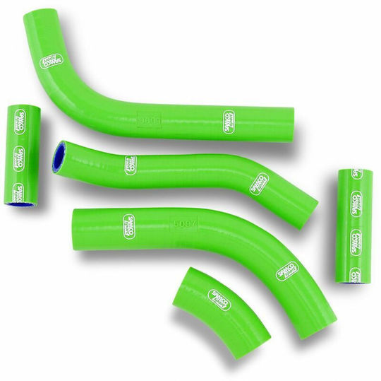 Samco Sport Set Coliere Motor Motocicletă Silențioase Pentru Kawasaki KXF 450 2019-2020 Verde