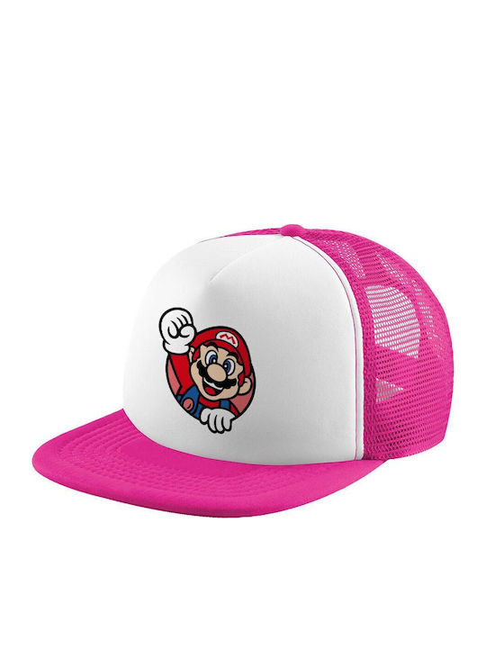 Koupakoupa Kids' Hat Jockey Fabric Super Mario ...