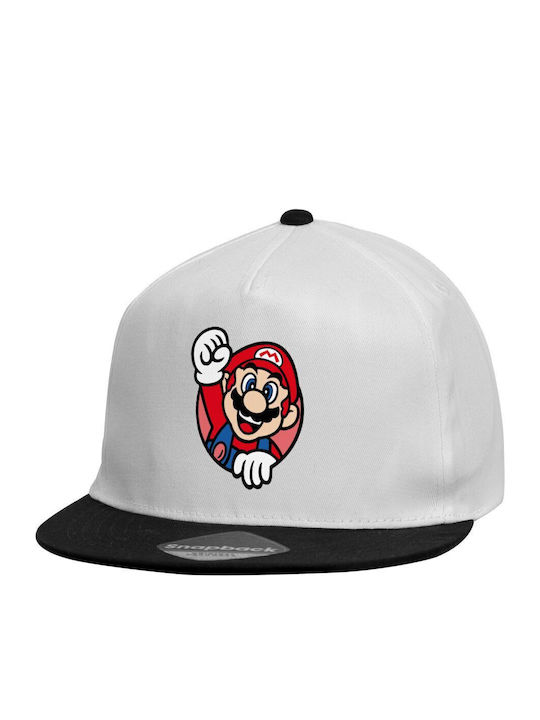 Koupakoupa Kids' Hat Jockey Fabric Super Mario ...