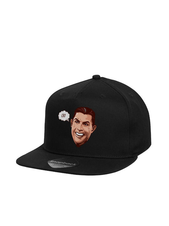 Koupakoupa Kids' Hat Fabric Cristiano Ronaldo Black