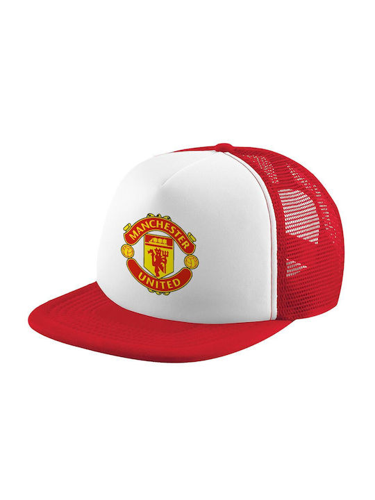 Koupakoupa Παιδικό Καπέλο Jockey Υφασμάτινο Manchester United F.c. Λευκό