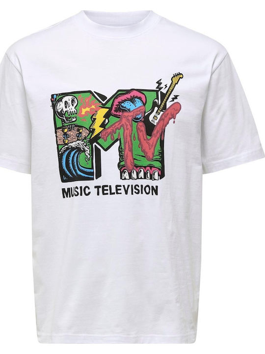Only & Sons T-shirt Λευκό