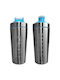 KFD Nutrition Shaker Πρωτεΐνης 700ml Ανοξείδωτο Γκρι