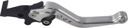Ride It Adjustable Motorcycle Brake Lever for Yamaha Crypton R Silver