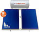 Thermic CT GL Ηλιακός Θερμοσίφωνας 200lt Inox Τριπλής Ενέργειας 3τ.μ. Επιλεκτικός
