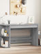 Desk Grey Sonoma 140x50x75cm