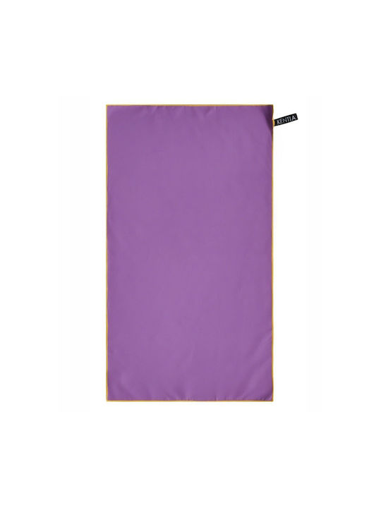 Kentia Active Microfiber Purple Gym Towel 50x90cm