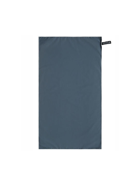 Kentia Active Microfiber Black Gym Towel 50x90cm