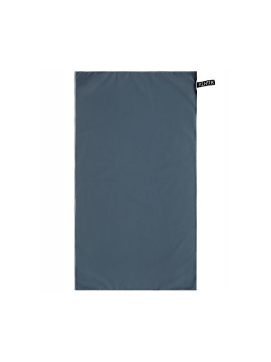 Kentia Active Gymnastikhandtuch Mikrofaser Schwarz 50x90cm