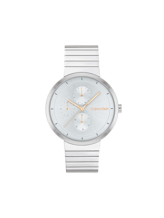 Calvin Klein Watch Battery with Silver Metal Bracelet