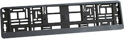 Car License Plate Frames Plastic Black Carbon 2pcs
