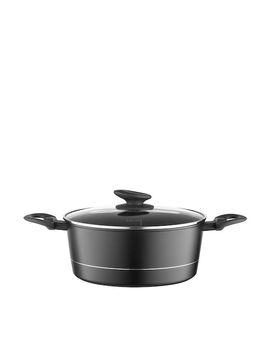 Florina Βαθιά Κατσαρόλα από Αλουμίνιο 5lt / 22cm