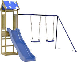 vidaXL Holzspielturm