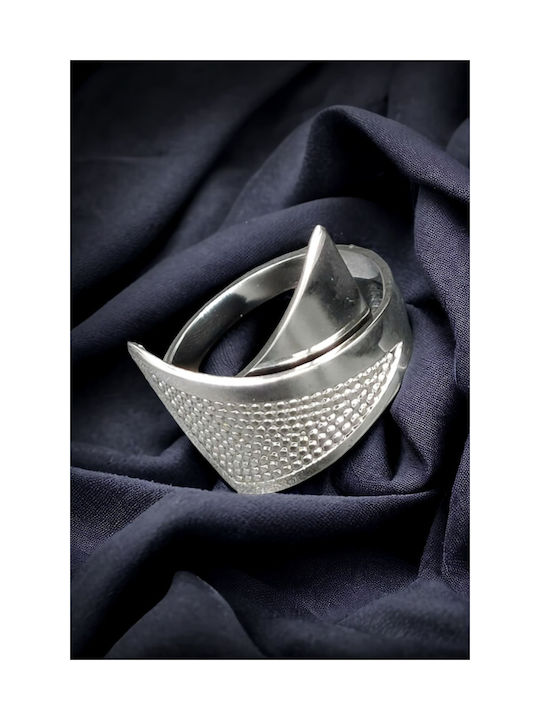 Damen Ring aus Stahl