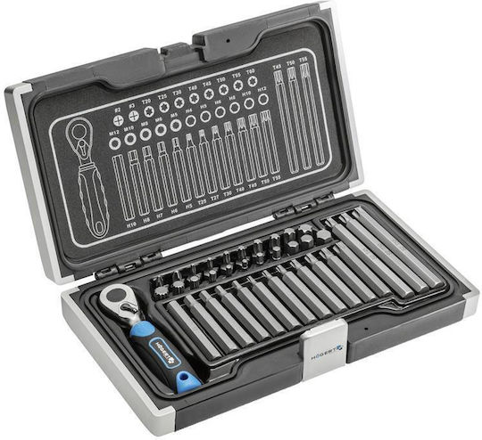 Högert Technik Ratschen- & Steckschlüssel-Sets 37Stück