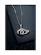 Necklace Eye from Steel Black