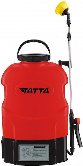 Tatta Pulverizator cu presiune 12V cu Baterie 8Ah cu Capacitate 18lt în culoarea Gri