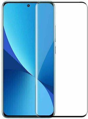 3D Vollkleber Vollflächig gehärtetes Glas Schwarz (Xiaomi 12 / 12X)