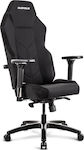 Quersus VAOS.2.1 Fabric Gaming Chair with Adjustable Arms Diamond Black