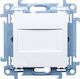 Kontakt-Simon Switch Front in White Color CPS.01/11