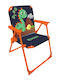 Chair Δεινοσαυρακι with Armrests Black 38x32x52cm