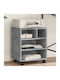Gray Bookcase 41x32x48 cm