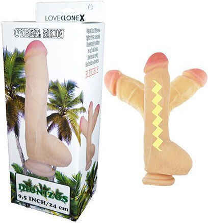 Boss Of Toys Реалистично дилдо Със смукателна чашка Телесен 24см