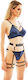 Boss Of Toys Sexy Σετ Εσωρούχων Μπλε