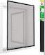 Easy-Life Window Mosquito Net Fixed Aluminum Gray with Frame 120x100cm