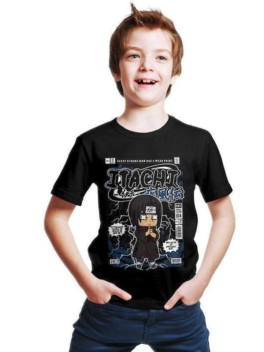 Pop Culture Kids T-shirt Black Itachi Uchiha