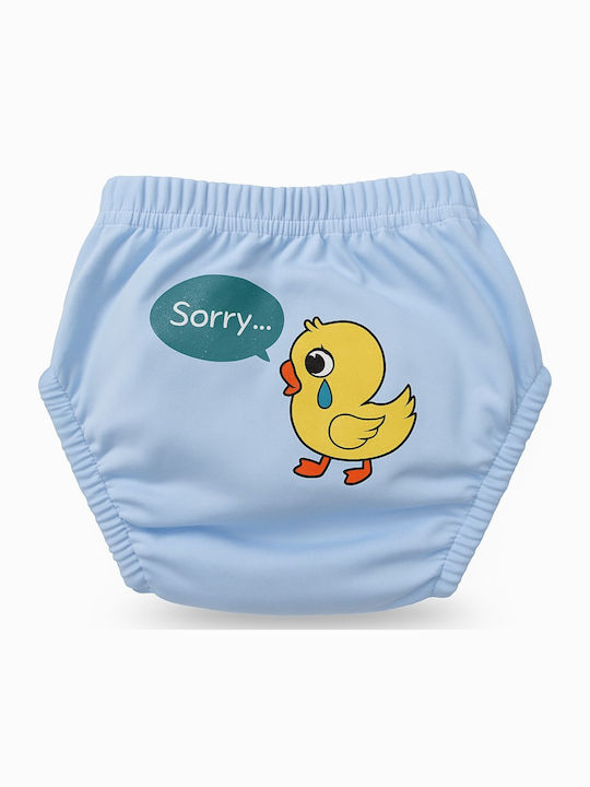 Poopes Duck Light Blue Crying Παιδικό Βρακάκι Light Blue
