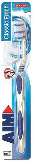 AIM Classic Fresh Manual Toothbrush Blue 1pcs