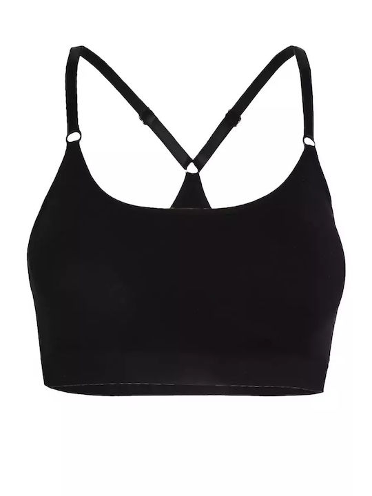 Only Women's Bra without Padding BLACK ONPLEA-2