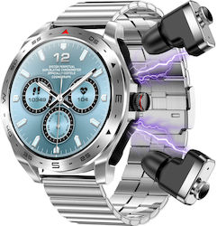 Microwear K95 Smartwatch με Παλμογράφο (Steel S...