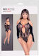 Boss Of Toys Sexy Κορμάκι με Δαντέλα Κόκκινο