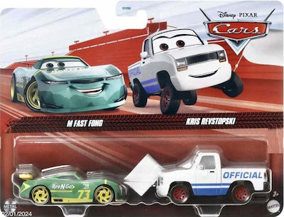 Mattel M Fast Fong Kris Revstopski Car Set Disney Cars for 3++ Years