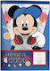 Diakakis Schulheft Geregelt 40 Papiereinlagen Mickey Blau (Verschiedene Designs oder Farben)